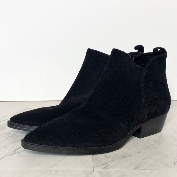 Marc Fisher Shoes - Marc Fisher Obrra Black Pointed Toe Bootie 6 1/2